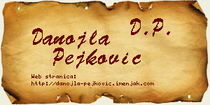 Danojla Pejković vizit kartica